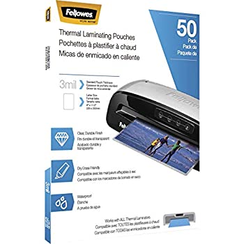 【中古】【輸入品・未使用】Fellowes 5744301 サーマルラミネートポーチ - レター 3ミル 50パック