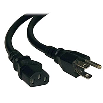 【中古】【インポート品・未当て嵌める】Tripp Lite 12フィート Computer Power Cord Cable 5-15P to C13 Heavy Duty 15A 14AWG 12\u0027 - Power cable - NEMA 5-15 (M) to IEC 320 EN 60320 C13 ( PCアクセサリー-変換コネクタ・ケーブル
