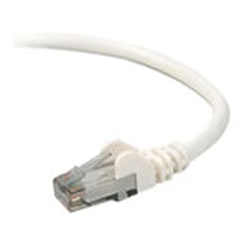 【中古】【インポート品・未当て嵌める】Belkin High Performance - Patch cable - RJ-45 (M) to RJ-45 (M) - 12 フィート - UTP - CAT 6 - molded snagless - white - for Omniview SMB 1x16