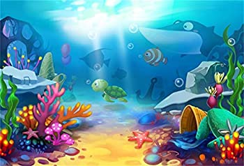 【中古】【輸入品・未使用】lfeey Underwater World写真バックドロップunder the sea写真背景写真sutido小道具