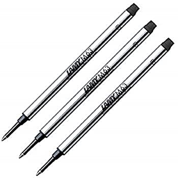 【中古】【39shop】【輸入品・未使用】Lamy★M63 ローラーボール リフィル ブラック x 3 (DB18559)(新古品)|アトリエ絵利奈