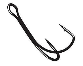 【中古】【輸入品・未使用】Gamakatsu Extra Wide Gap Double Frog Hook-3 Per Pack (Black 4/0)