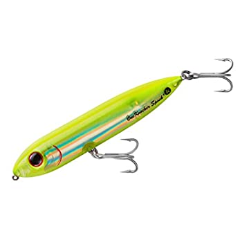 【中古】【輸入品・未使用】(Chartreuse/Silver Insert) - Heddon Saltwater One Knocker Spook Fishing Lure