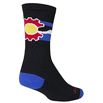 【中古】【輸入品・未使用】SockGuy Crew 6インチコゴラドサイクリング/ランニングソックス X-Large ブラック
