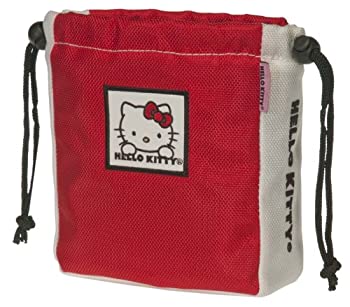【中古】【輸入品・未使用】ハローキティ(Hello Kitty) ボール＆ティー ポーチ HK009 HK010 (レッド)