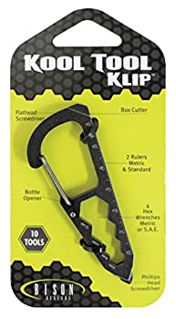 【中古】【輸入品・未使用】Bison Designs Kool Tool Klip Metric Keychain (10-Piece) Grey by Bison