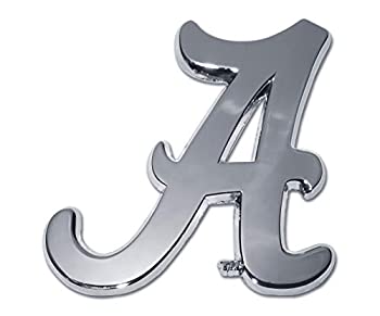 【中古】【輸入品・未使用】Alabama Crimson Tide筆記体Aクロームメタルオートエンブレム 12,166円