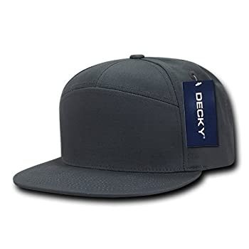 【中古】【輸入品・未使用】Decky 1098-cha 7パネルコットンSnapbacks、チャコール