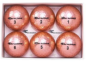 【中古】【輸入品・未使用】Chromaxメタリックm5?Colored Golf Balls ( Pack of 6?) ピンク