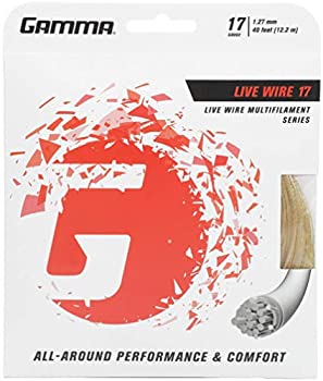 【中古】【39shop】【輸入品・未使用】(16G)★- Gamma Live Wire 16G Tennis String Natural(新古品)|アトリエ絵利奈