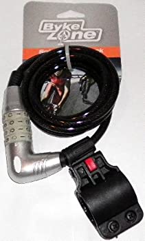 【中古】【輸入品・未使用】Byke Zone 59 Spiral Cable Lock - Set Your Own Combination (149.86cm) by Byke Zone