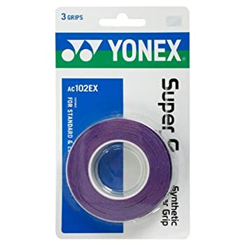 【中古】【輸入品・未使用】ヨネックススーパーGrap Deepパープル3パック