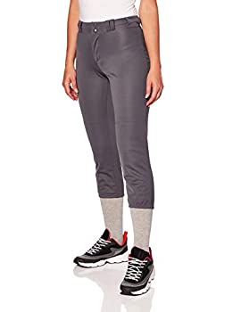 【中古】【インポート品・未当て嵌める】(Medium Charcoal) - Alleson Ahtletic Women\u0027s Fastpitch/Softball Belt Loop Pant