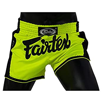【中古】【輸入品・未使用】Fairtexスリムカットタイ式ボクシングショーツ S