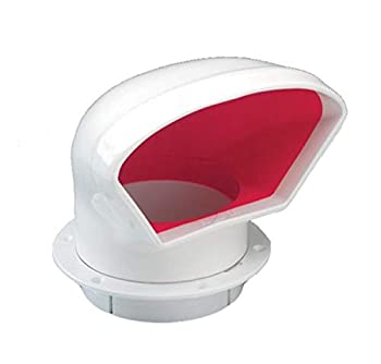【中古】【輸入品・未使用】(Passive - Low Profile Cowl Vent 7.6cm White) - Marinco Solar Powered and Passive Vents