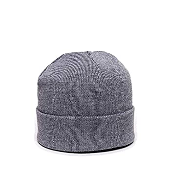 【中古】【輸入品・未使用】(Grey) - Outdoor Cap Knit Watch Cap with Cuff