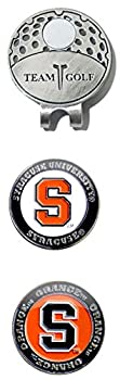 【中古】【39shop】【輸入品・未使用】Team★Golf NCAA シラキュース オレンジ ゴルフキャップクリップ 取り外し可能な両面エナメル磁気ボールマーカー2個付き 帽子に簡単取り付け（新古品）｜アトリエ絵利奈