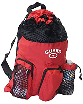 【中古】【インポート品・未当て嵌める】(One Size Red/Black) - Adoretex Lifeguard Mesh Equipment Backpack