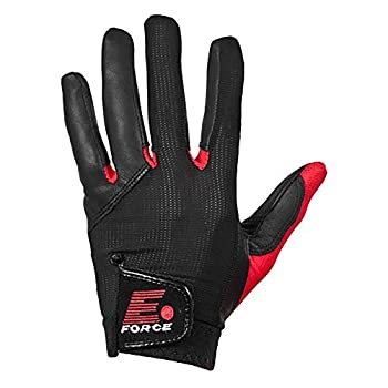 【中古】【インポート品・未当て嵌める】E - Force Weaponラケットボールグローブ(黒いこと/赤いこと) M