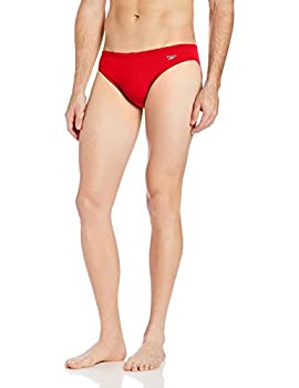 【中古】【輸入品・未使用】Speedo メンズ フィットネス ソーラー 1インチ エクストラ ライフ ライクラ ブリーフ 32 レッド