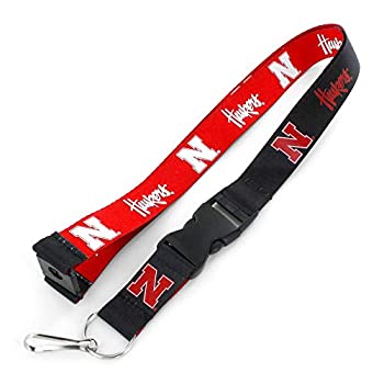 【中古】【輸入品・未使用】aminco NCAA ネブラスカ コーンハスカーズ ストラップ リバーシブル チームカラー フリーサイズ