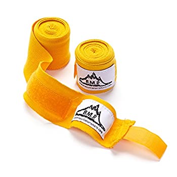 【中古】【インポート品・未当て嵌める】Black Mountain Products 職業的品位 ボクシング\u0026組み入れる格闘技 ハンドリストラップ 140in オレンジ色