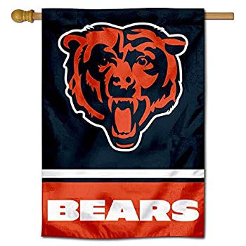 【中古】【輸入品・未使用】Chicago Bears Two Sided House Flag