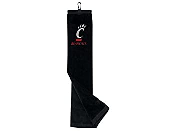 【中古】【インポート品・未当て嵌める】Team Golf NCAA シンシナティ・ベアキャッツ 刺しゅう入り口・入口ゴルフ西洋手ぬぐい 読み合わせる柄スクラバーデザイン ロゴタイプの刺しゅう入り口・入口 マルチ色合い