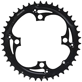 【中古】【インポート品・未当て嵌める】104粍 Matte Black Truvativ Chainring Mtb 42t 4 Bolt Bcd Steel 自転車用パーツ-その他-自転車・サイクリング