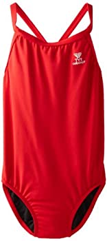 【中古】【インポート品・未当てはめる】(32 Red) - TYR SPORT Girl\u0027s Durafast Elite Solid Diamondfit Swimsuit