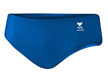 【中古】【39shop】【輸入品・未使用】TYR★メンズ Durafast Elite 無地 レーサー スイムスーツ 38 ブルー（新古品）｜アトリエ絵利奈