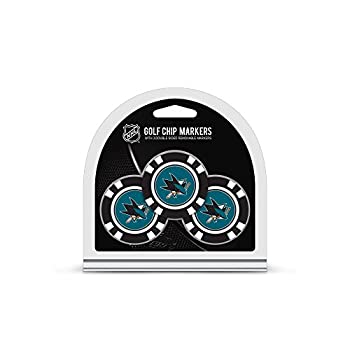 【中古】【輸入品・未使用】TEAM GOLF 15388 San Jose Sharks Golf Chip - Pack of 3