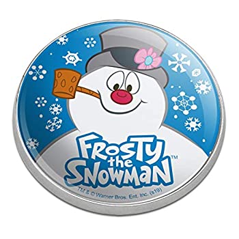 【中古】【輸入品・未使用】GRAPHICS & MORE Frosty The Snowman Snowing Golfing プレミアムメタルゴルフボールマーカー