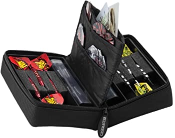 【中古】【輸入品・未使用】GLD Casemaster 36-0901-01 Elite Jr Black Nylon Dart Case