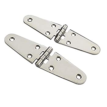 【中古】【39shop】【輸入品・未使用】NRC&XRC★マリングレード CAST ソリッド316ステンレススチール 鏡面仕上げ ドア/キャビネットヒンジ 5.7インチ x 1.5インチ ボート RV用 (ペア)（新古品）｜アトリエ絵利奈