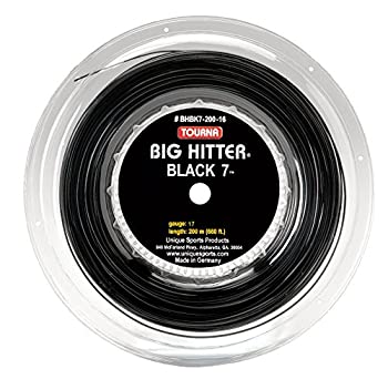 【中古】【インポート品・未当て嵌める】Tourna Big Hitter Black 7窮まり回転運動文字記号列、black7木管 リール本体-リール