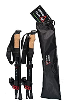 【中古】【39shop】【輸入品・未使用】Mons★Peak IX Tiger Paw Z Trekking Poles (Z-135) for Hiking' Trekking' Walking' Snowshoeing - Cork Grip Folding' Collapsible' Adjustable(新古品)|アトリエ絵利奈