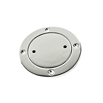【中古】【39shop】【輸入品・未使用】MARINE★CITY 3インチ ラウンド 316 ステンレススチール 検査デッキプレート ボート用(新古品)|アトリエ絵利奈