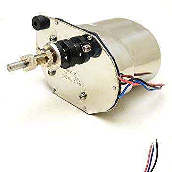 【中古】【インポート品・未当て嵌める】AFI 12V WMW ワイパ原動機 2.5in矢がら\u0026110度エンドラン付き添い人