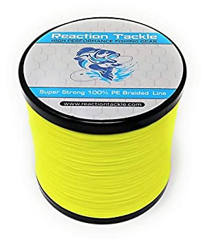 【中古】【輸入品・未使用】Reaction Tackle Hi Vis イエロー 300ポンド 500ヤード