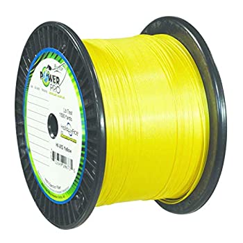【中古】【インポート品・未当て嵌める】(Yellow 4.5kg) - PowerPro PowerPro Hi Viz Yellow 4.5kg Test 1500ヤード Spool 2100101500Y