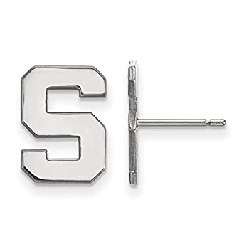 【中古】【輸入品・未使用】ミシガン州状態Small ( 1?/ 2インチ)ポストイヤリング(スターリングシルバー)