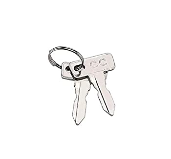 【中古】【輸入品・未使用】クラブカー交換用ゴルフカートキー100個入り シルバー