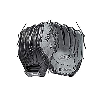 【中古】【輸入品・未使用】Wilson A360 スローピッチ 13インチ - 右手掛け、13インチ、ブラック|アトリエ絵利奈