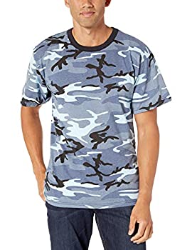 【中古】【輸入品・未使用】Rothco メンズ迷彩Tシャツスカイブルーカモ