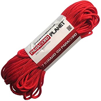 【中古】【39shop】【輸入品・未使用】(30m★Scarlet Red) - Paracord Planet 250kg Safety Type III Commercial Paracord（新古品）｜アトリエ絵利奈