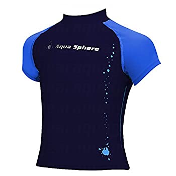 【中古】【39shop】【輸入品・未使用】Aqua★Sphereユースラッシュガード8y ブルー（新古品）｜アトリエ絵利奈