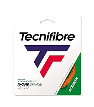 【中古】【輸入品・未使用】Tecnifibre X-One Biphase String 18ゲージ オレンジ（セット）