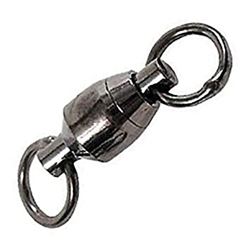 【中古】【39shop】【輸入品・未使用】(5★Black) - Spro Ball Bearing Swivel with Split Ring-Pack of 3 (Black Size 5)（新古品）｜アトリエ絵利奈