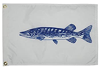 【中古】【輸入品・未使用】(テイラーメイドプロダクツ) Taylor Made Products釣り人のキャッチフラッグ 魚の旗 ナイロン製 12インチ x 18インチ 12\